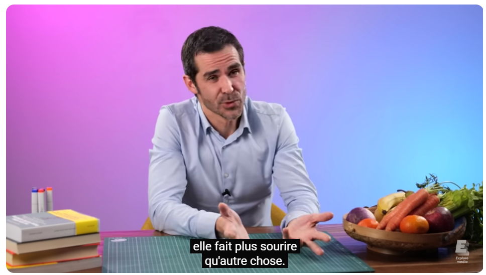 Capture d’une vidéo Explore Media avec sous-titrage